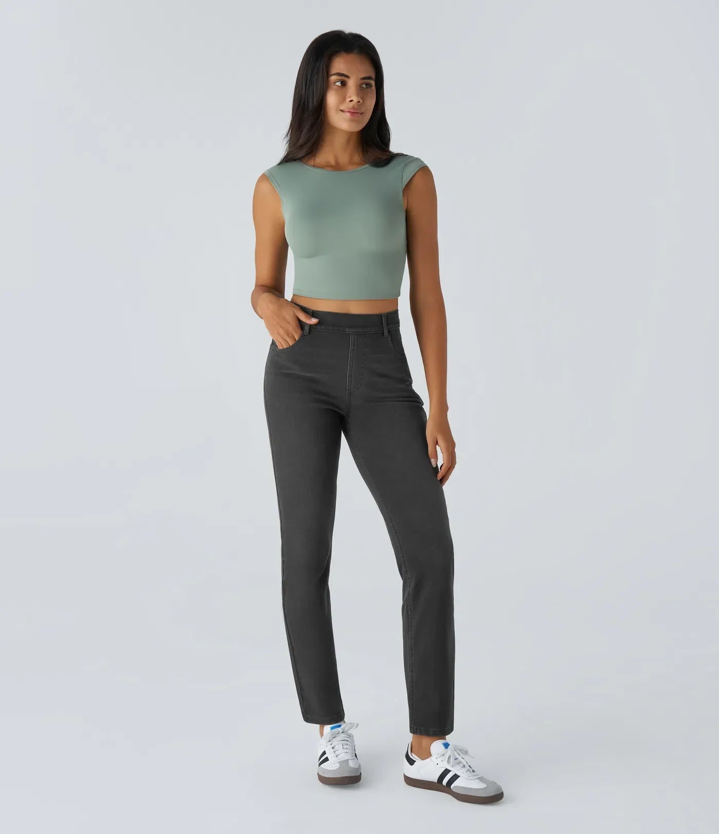 Valloré | Elegante hoch taillierte Damenhose