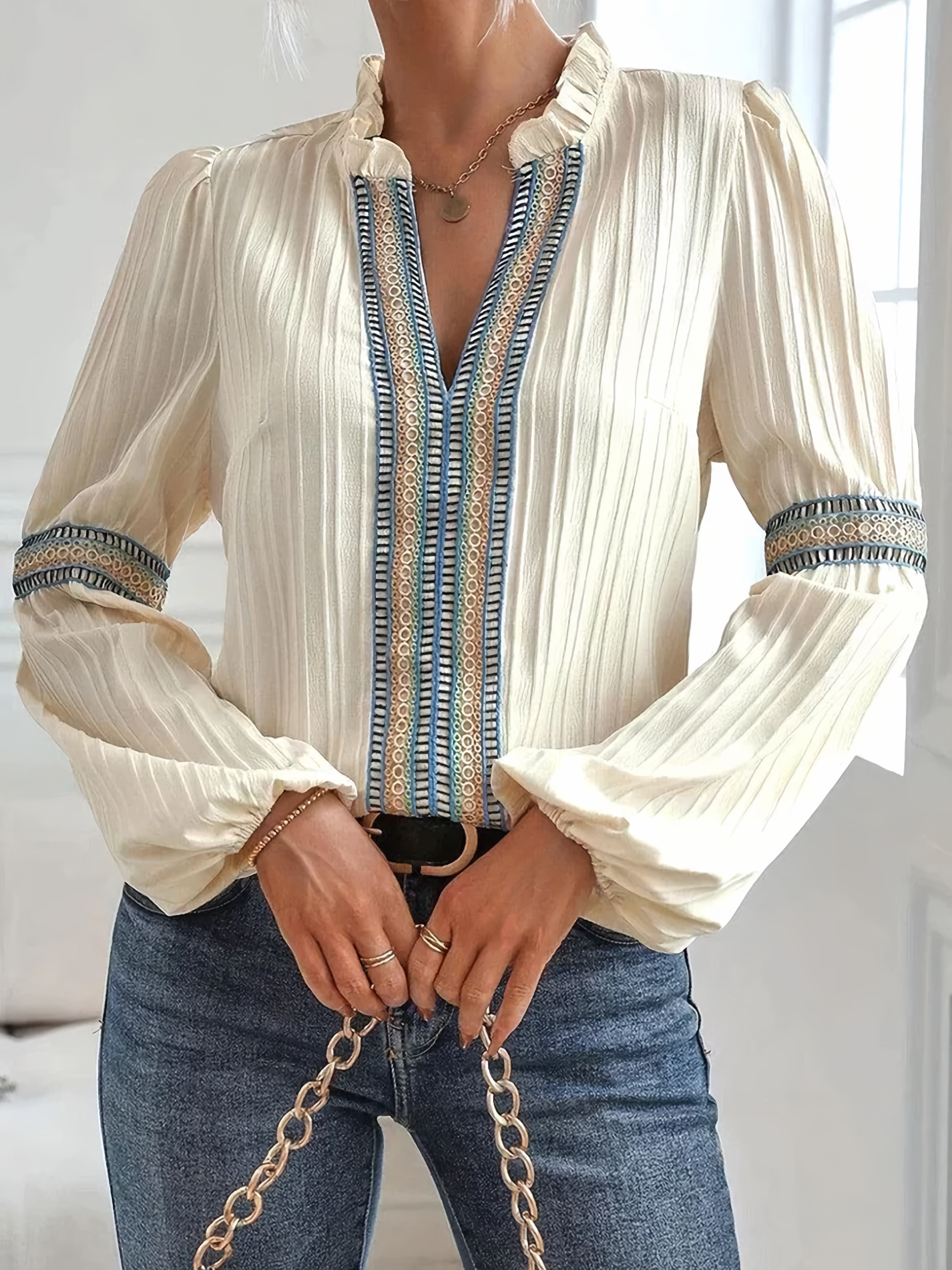 Valloré | Elegante Spitzenbluse