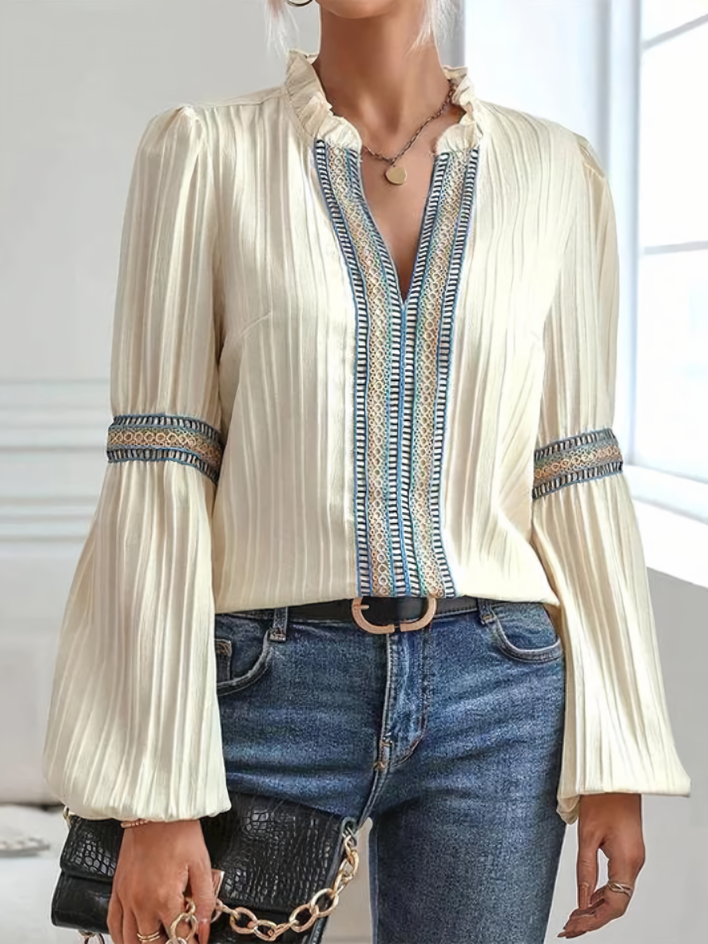 Valloré | Elegante Spitzenbluse