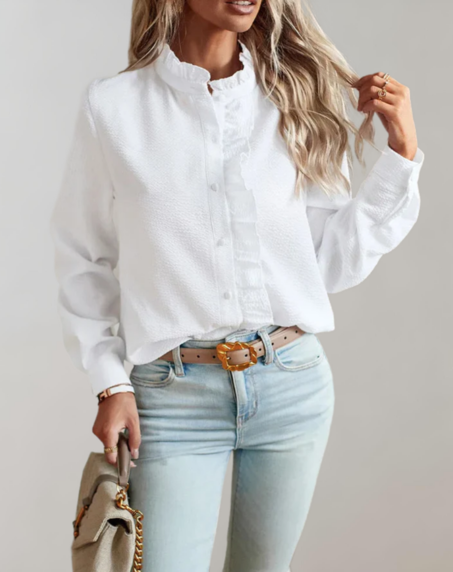 Valloré | Lockere Bluse mit Kragen