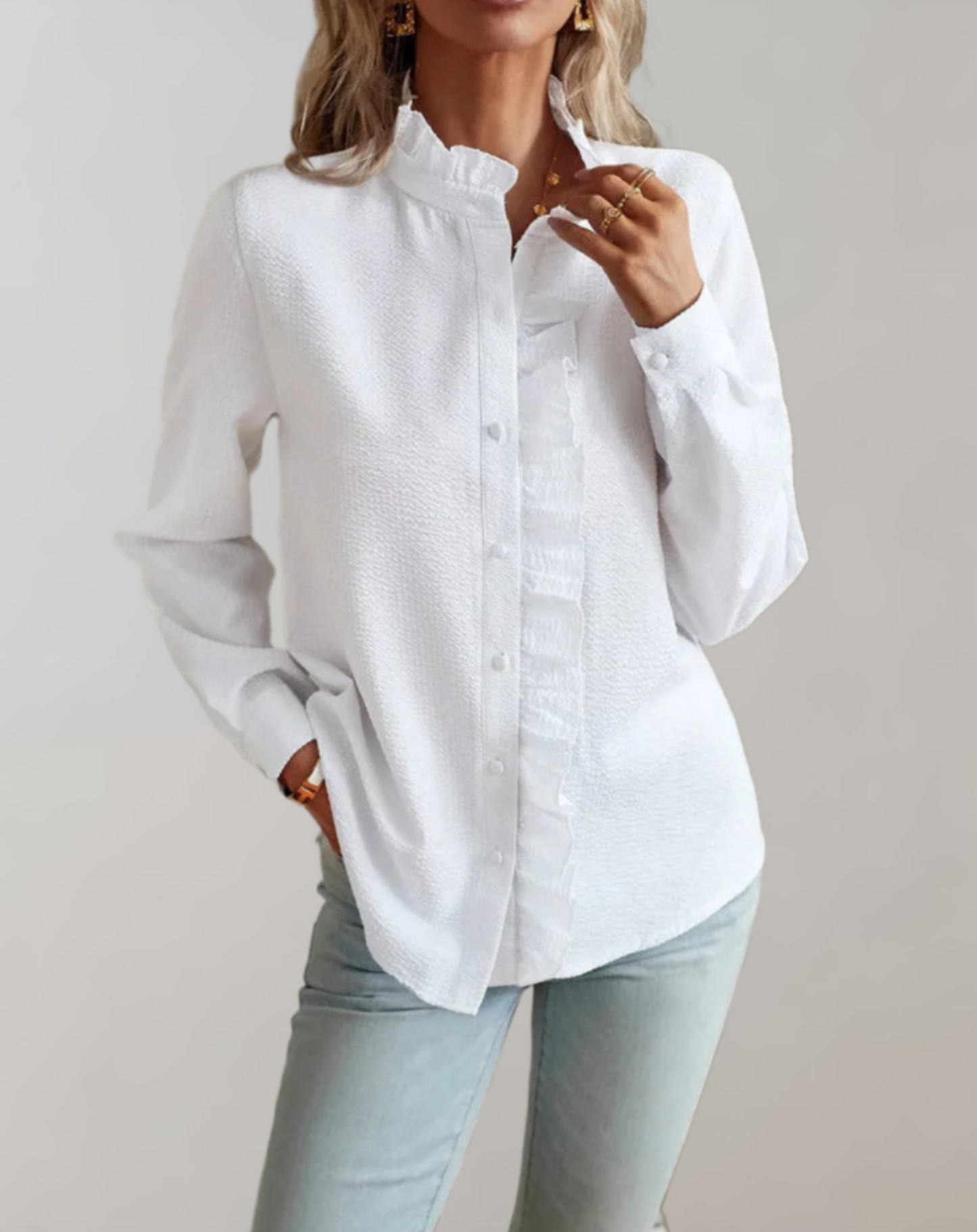Valloré | Lockere Bluse mit Kragen