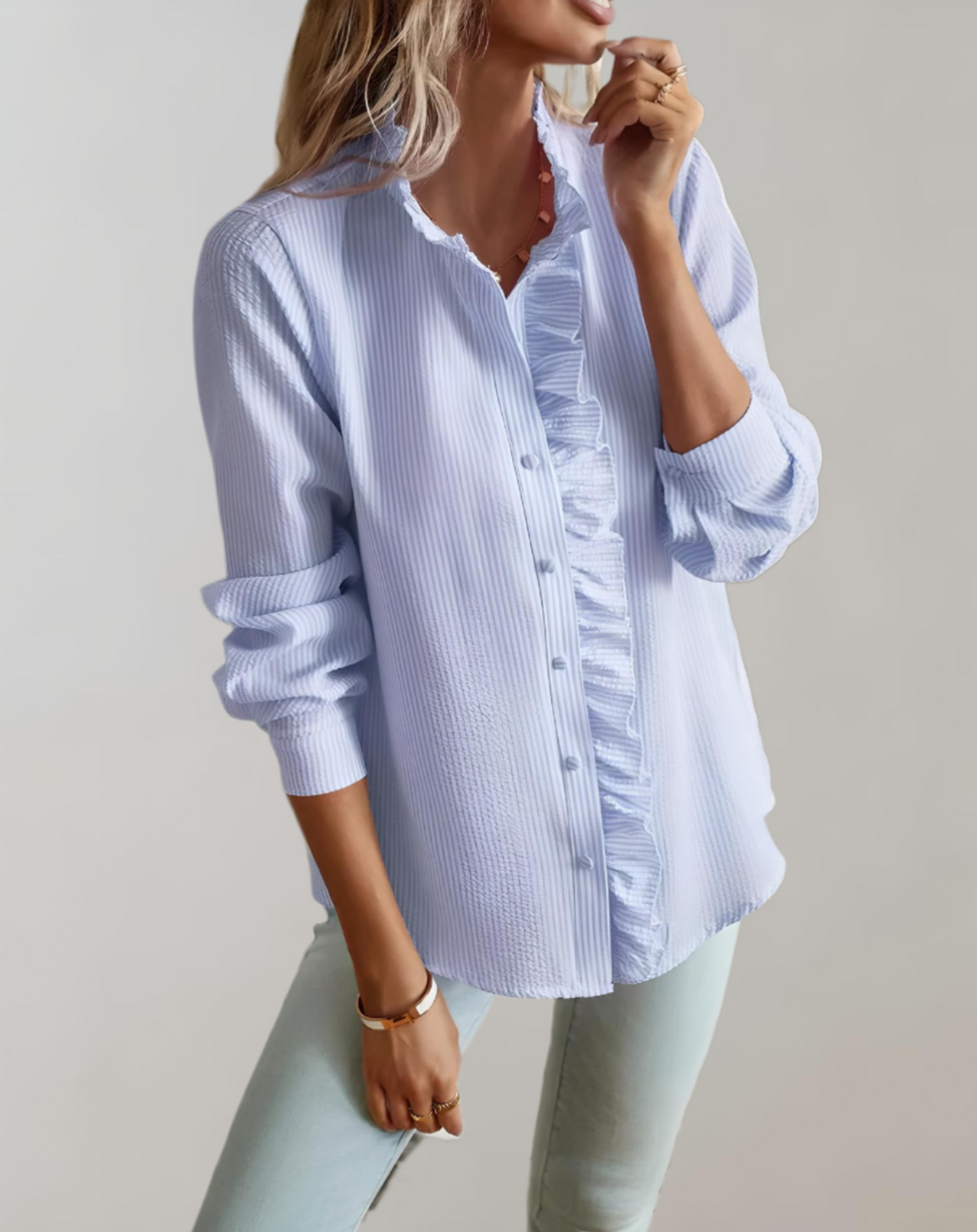 Valloré | Lockere Bluse mit Kragen