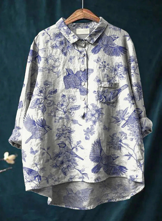 Laluna® | Klassieke Bloemenblouses