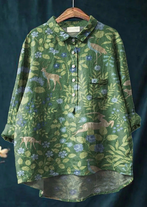 Laluna® | Klassieke Bloemenblouses