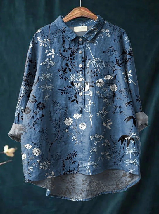Laluna® | Klassieke Bloemenblouses