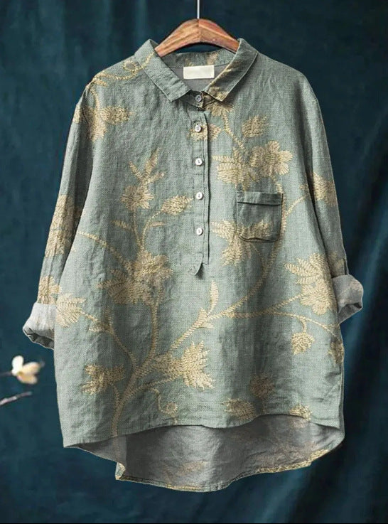 Laluna® | Klassieke Bloemenblouses