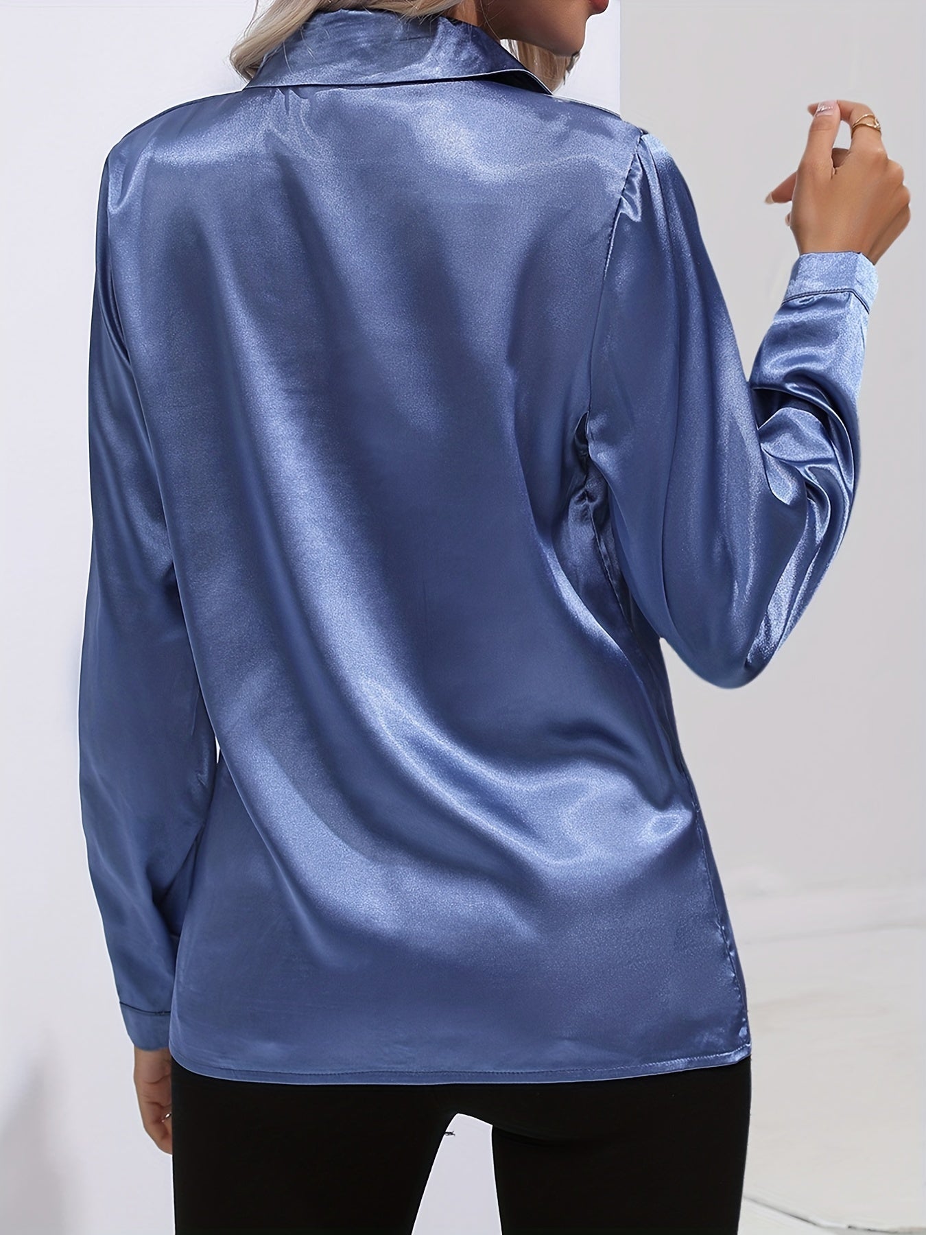 Valloré | Schicke Elegante Satinbluse