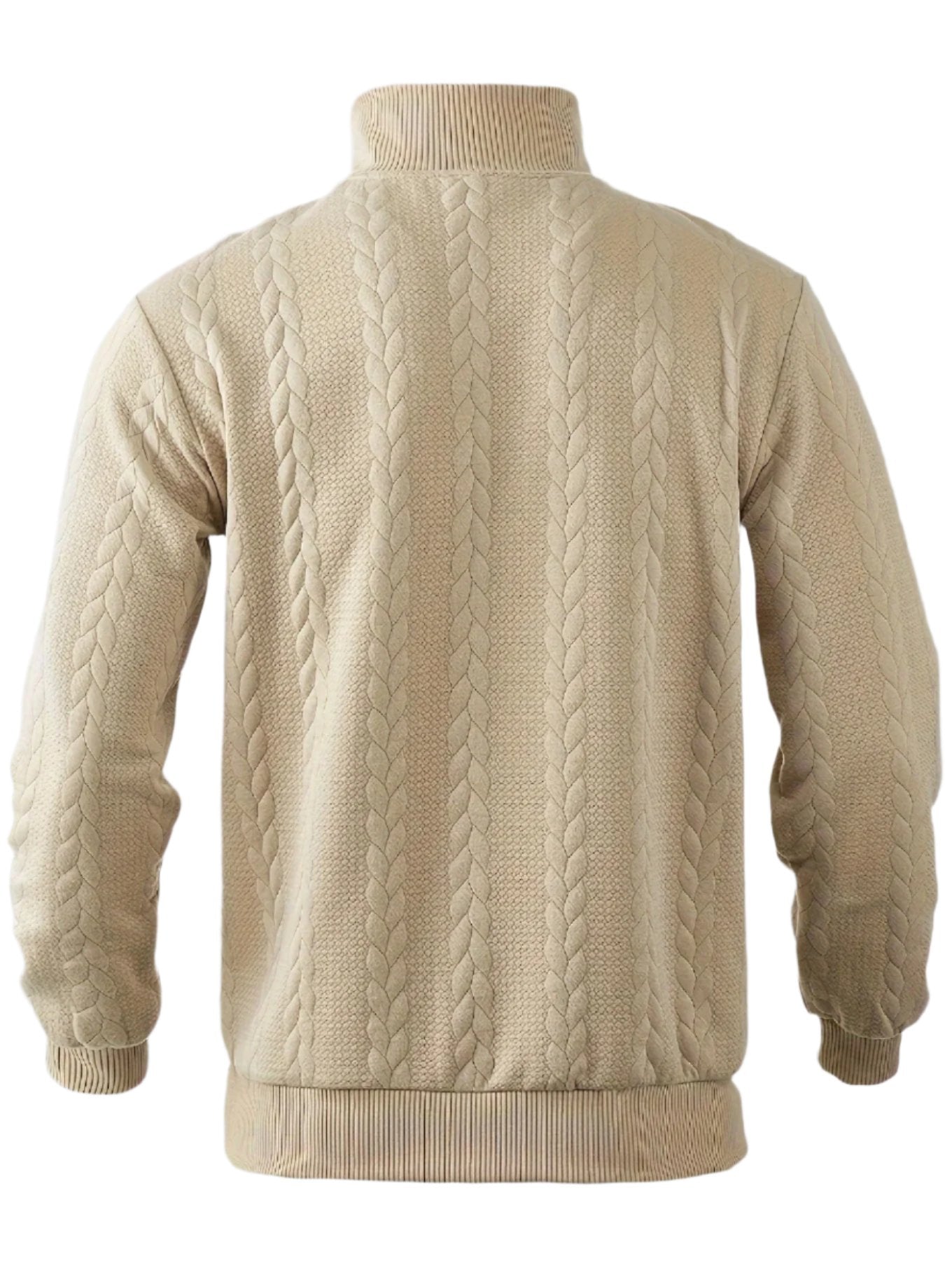 Valloré | Vintage Pullover Mit Reißverschluss