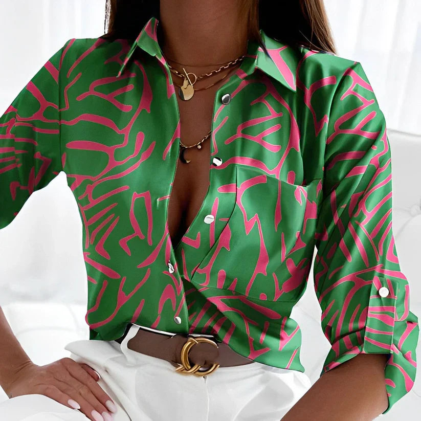 Valloré | Elegante Grüne Bluse