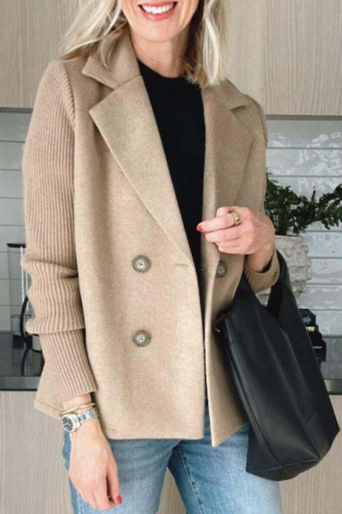 Valloré | Stralende Frühlingpullover mit Strickärmeln