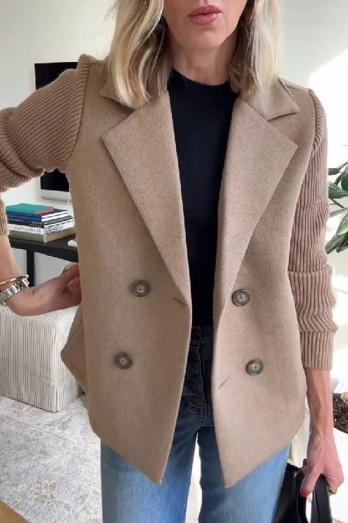 Valloré | Stralende Frühlingpullover mit Strickärmeln
