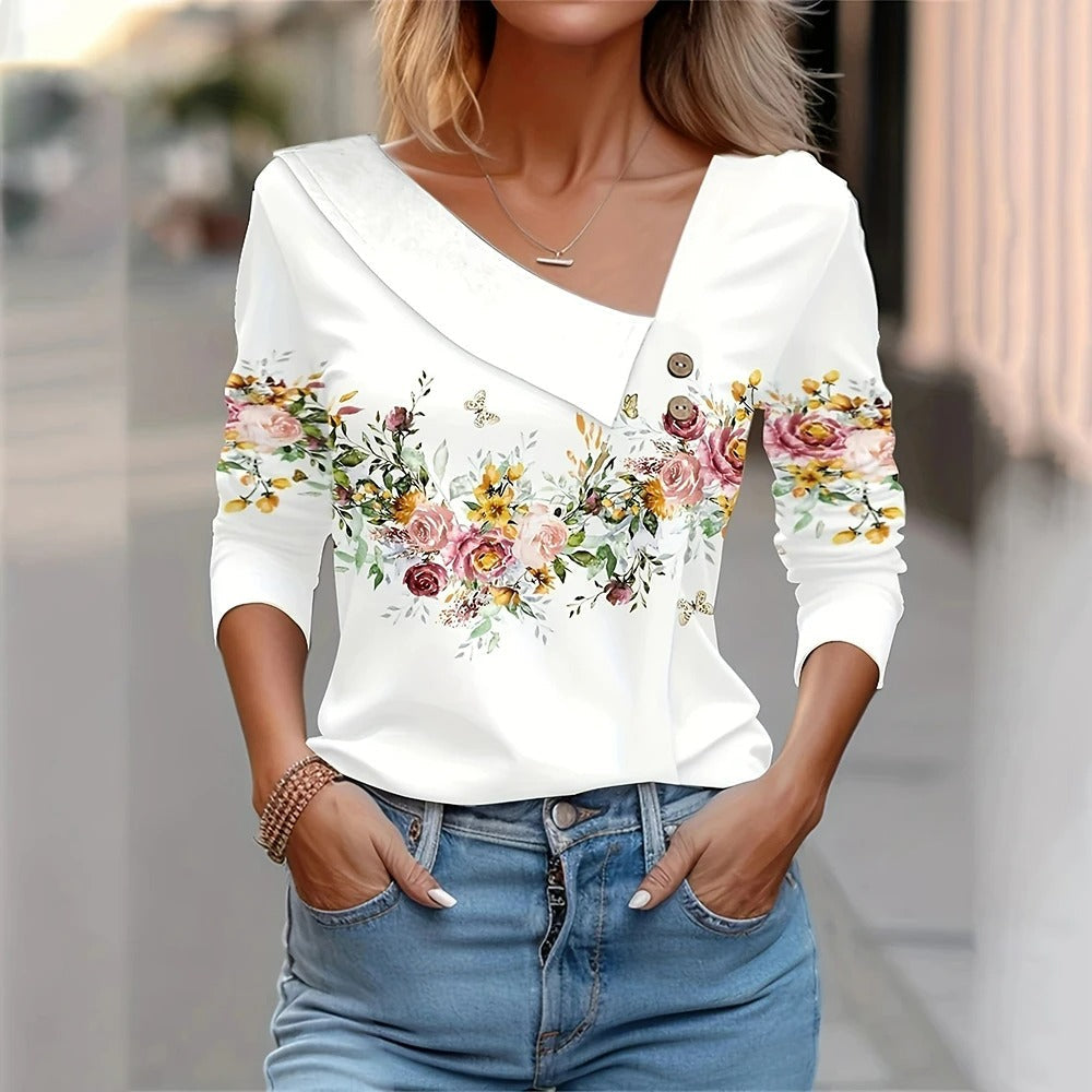 Valloré | Elegante Bluse mit Blumenmuster