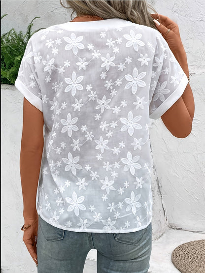 Valloré | Elegante Weiße Bluse