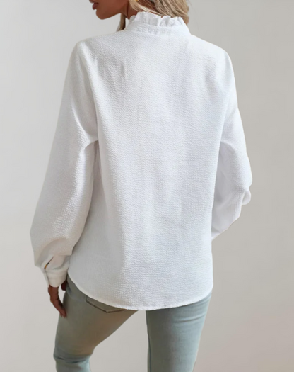 Valloré | Lockere Bluse mit Kragen