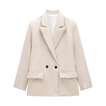 Valloré | Eleganter Doppelreihiger Damenmantel