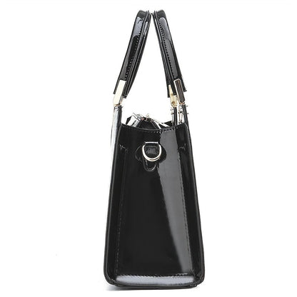 Valloré | Handtasche in glänzendem Krokodil-Design